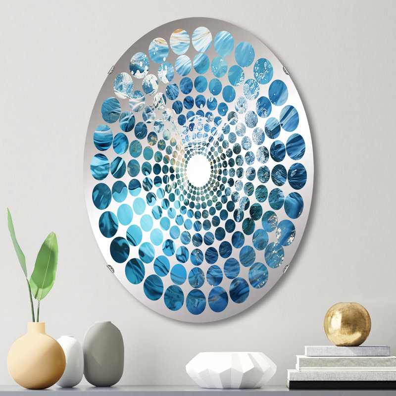 Circle Mirror, 29.5" H x 19.6" W