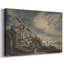 John Constable "Un moulin à vent (ou un moulin à vent près de Brighton)" - Art mural de qualité musée sur toile tendue-205249237