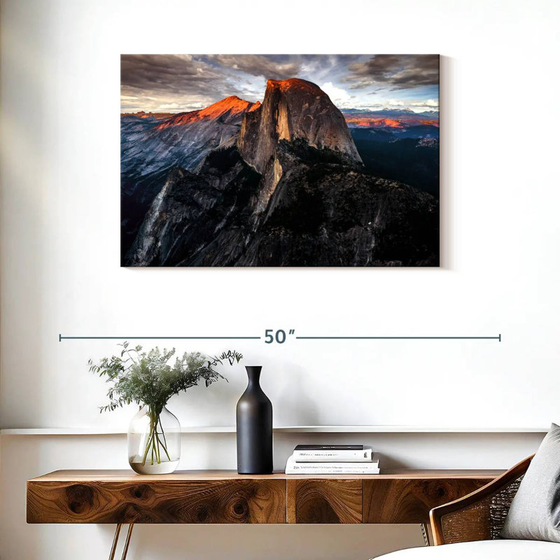 Le demi-dôme d'Alvord Yosemite, H 24 po x l 36 po