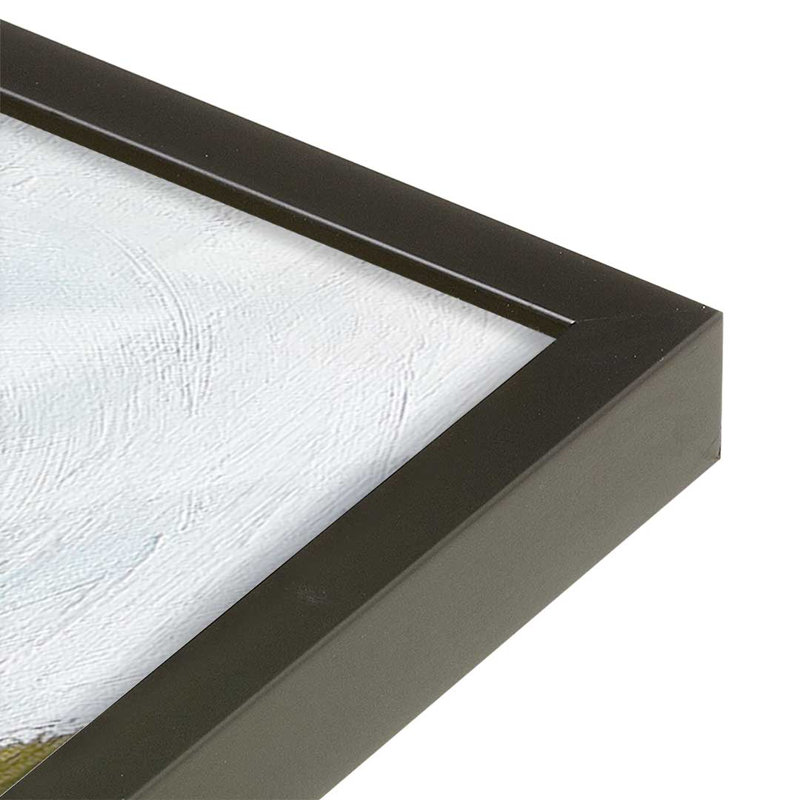 «Shadow to Light» par Garima Dhawan, reproduction de peinture à l'huile, Noir, Cadre à joints visibles, H 16 po x l 12 po
