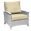 Bella Wicker Teak Outdoor Lounge Chair-1037614403-1037255471