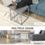 Tabouret de coiffeuse en acier