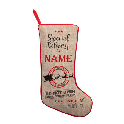 Special Delivery Personalized Stocking