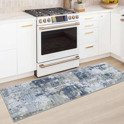 Tapis abstraits lavables pour le salon
