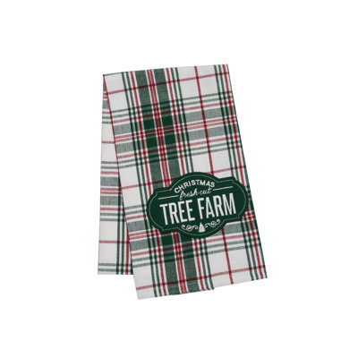Christmas Tree Farm Dishtowel