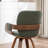 Braiden Swivel Faux Leather Dining Chair-610463324