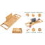 Plateau de baignoire extensible en bambou