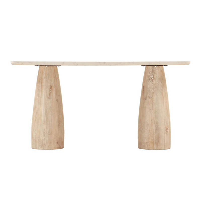 Palm Desert 60'' W Marble Console Table