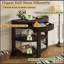 Console demi-lune avec tiroir et 2 tablettes-272522663