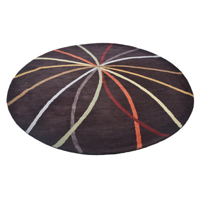 Tapis ronds touffetés à la main Chever