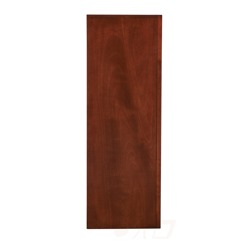 Commode Marilla G1550-CH, finition cerisier avec résine durable et placages de bois pour les chambres à coucher modernes