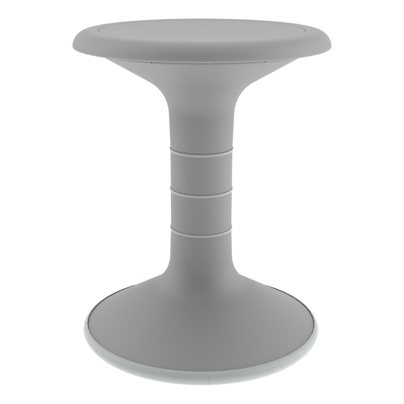 Tabouret Crossen Classroom, H 16 po, gris