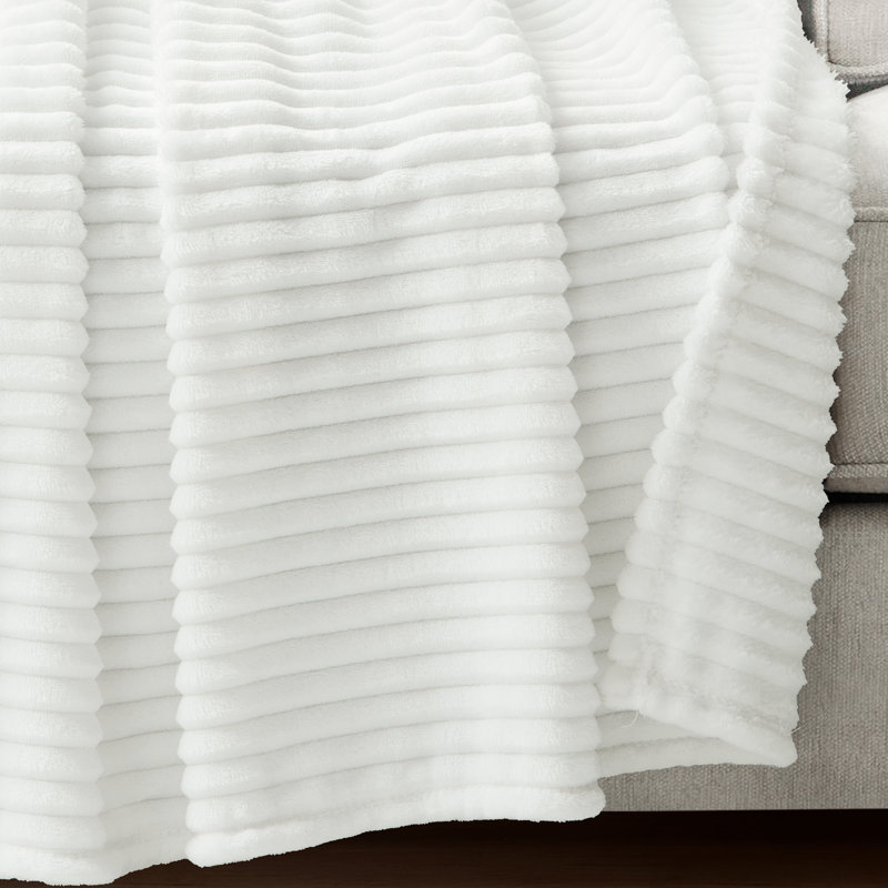 Couverture , Jeté, Blanc
