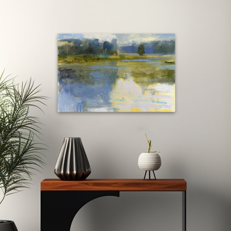 Cape Elizabeth - Art de paysages fluviaux, H 16 po x l 24 po