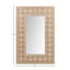 Rosario Mindi Wood Mirror, Light Natural