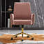 Chaise en velours côtelé - Base dorée et support en S pour votre quotidien-1588602547