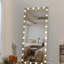 Miroir à DEL complet 72 po x 36 po - aluminium argenté, 3 modes de couleur, rouille, pour divers espaces, miroir de grande longueur, 72 po x 36 po, Scénario
