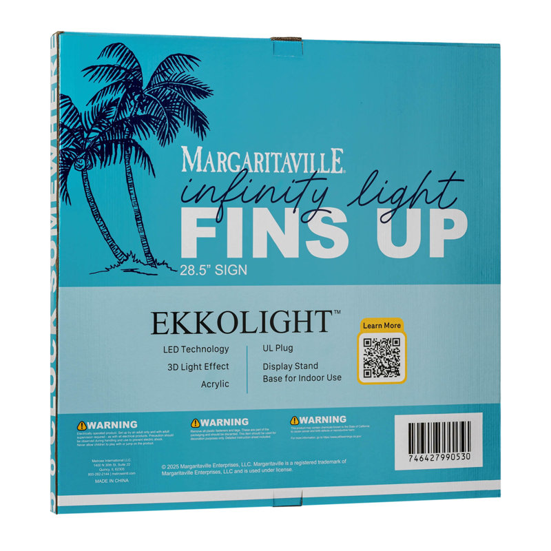 Margaritaville perroquet Fins Up Ekkolight