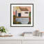 «Small House V» par Susan Savory, impression sur bois encadrée-100672157