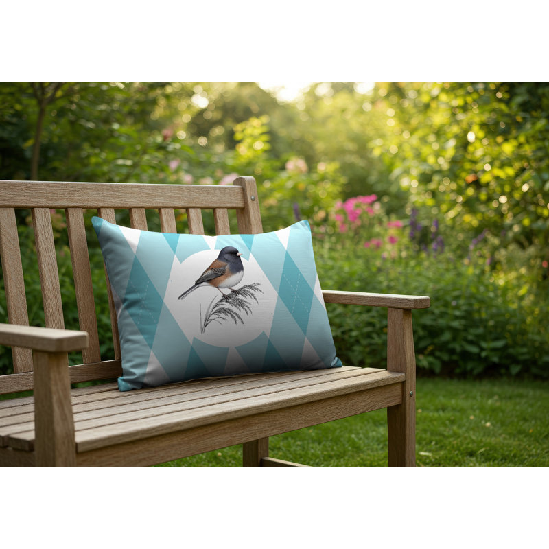Coussin intérieur / extérieur Junco, 25 x 18, Sarcelle