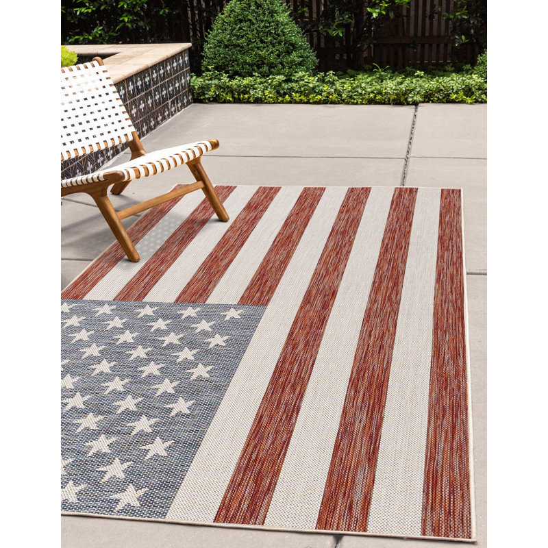 Jill Zarin Indoor/Outdoor Rug, Rectangle 6'1" x 9'
