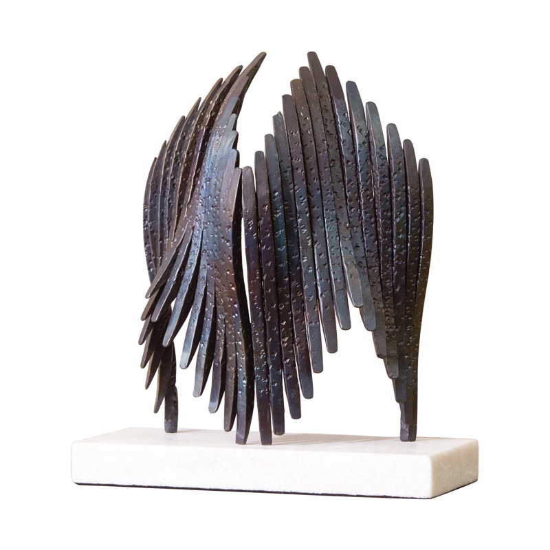 Sculpture Icare, Brûlé au chalumeau