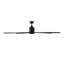 Ventilateur de plafond noir mat intérieur / extérieur 68 po avec lumière DEL et télécommande Octane