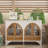 Elegant Soild Wood Modern Sideboard With 2 Doors And 2 Drawers, 39.4” Storage Cabinet With Adjustable Shelves, Versatile Console Table For Living Room Or Dining Room-1477826360