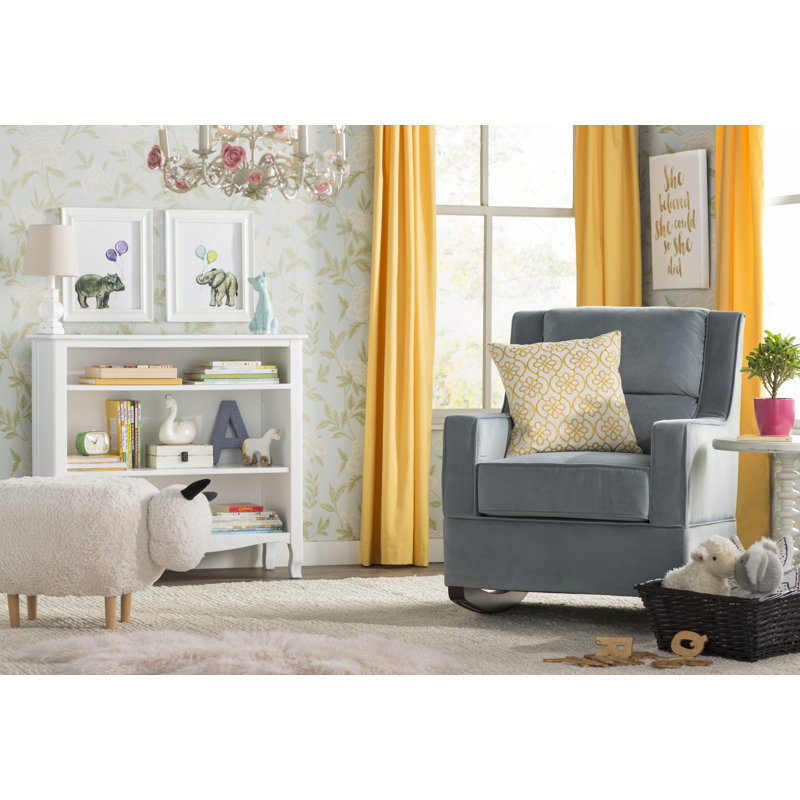 Papier peint floral Whitney, Aigue-marine
