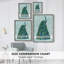 «Christmas Peacock Christmas Tree», reproduction encadrée - bois massif-1227972127