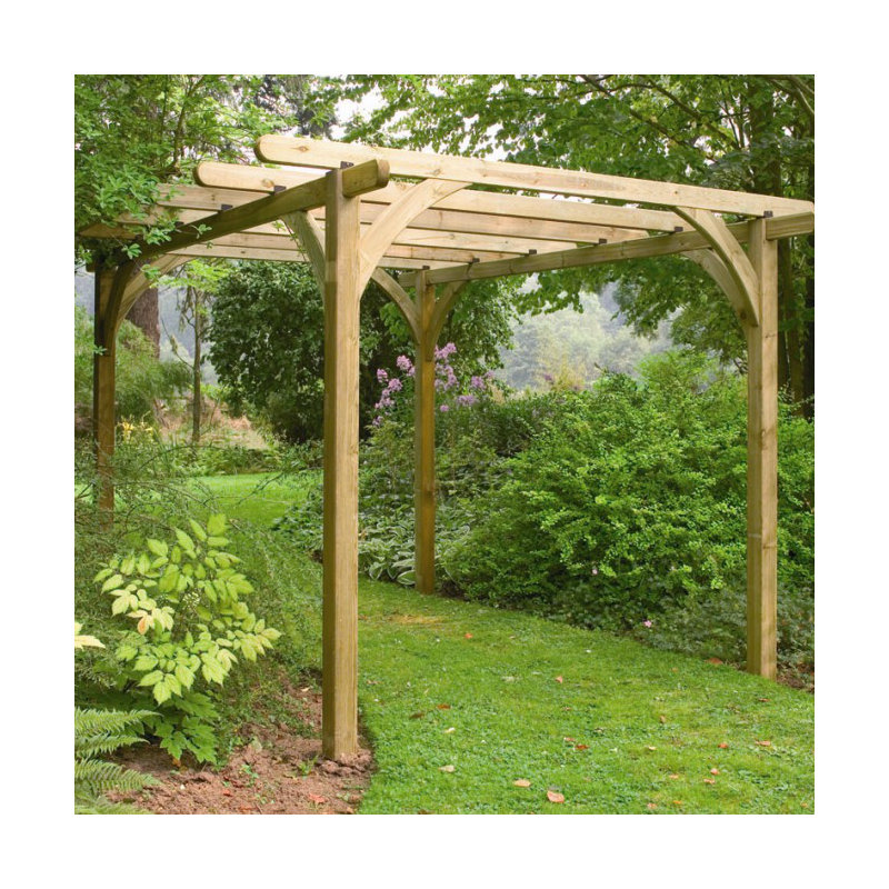 Ultima Pergola, 279 cm H x 358 cm W x 358 cm D