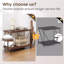 Ahlexus 60cm W Metal Shelving Unit