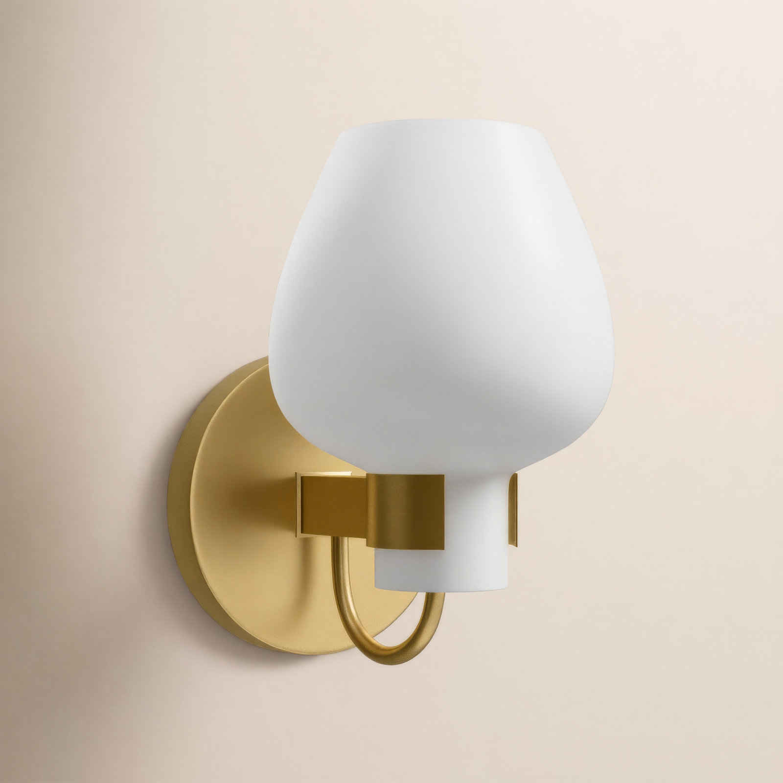 Arcana Single Light Vanity Light, Gold