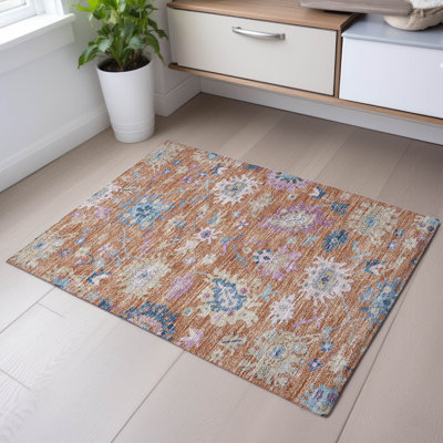 Premium Machine Washable Gurubaksh AMF1154 Global Rug