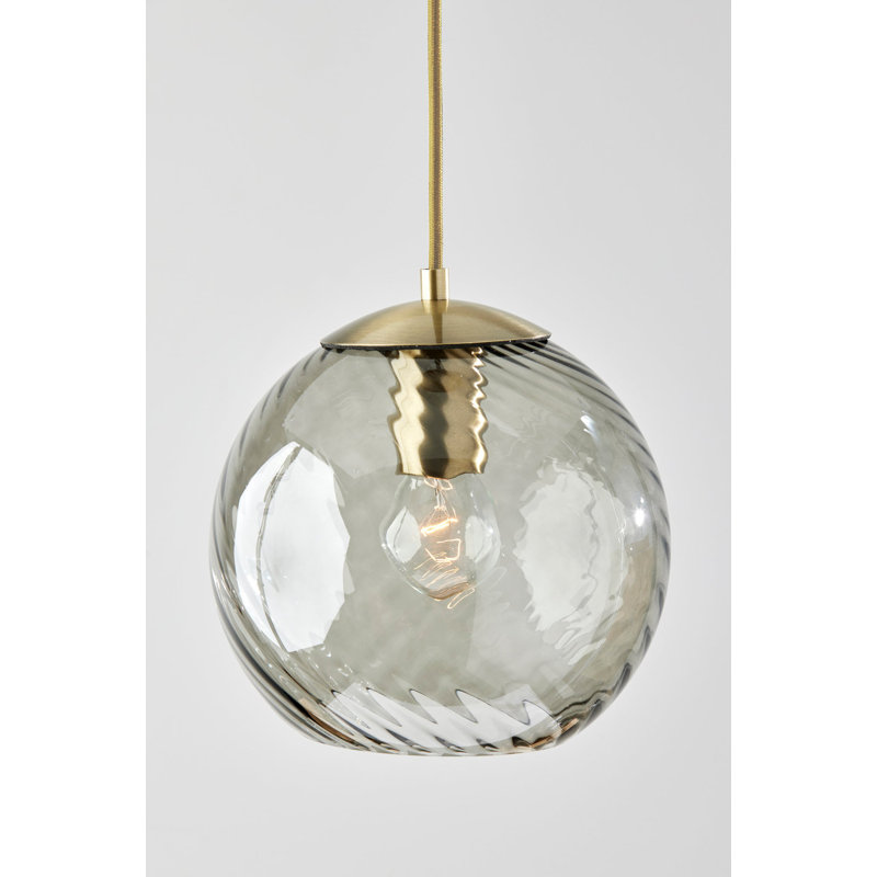 Delos Single Light Glass Pendant