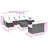 Vidaxl Garden Sofa Set