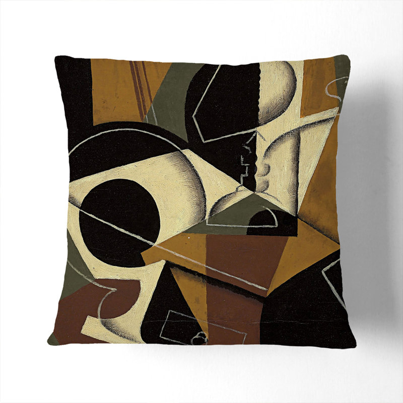 Cafe Moulin Square Throw Cushion, 40cm H x 40cm W x 15cm D