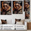 «Fashion Muscular Man with Sun Glasses I», reproduction sur toile-583663378-583663391