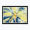 Tropical Palm In Yellow/Blue/White Print by Tim Klein