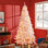 Sapin de Noël artificiel 7,5 pi avec branches réalistes, 500 lumières DEL chaudes et 1346 pointes