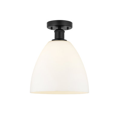 Glass Semi Flush Mount