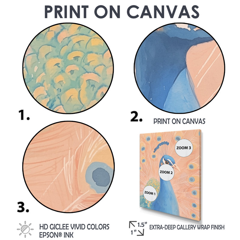 Hysell - Animals Canvas Prints, Noir, H 20 po x l 12 po, Reproduction encadrée d'une seule photo