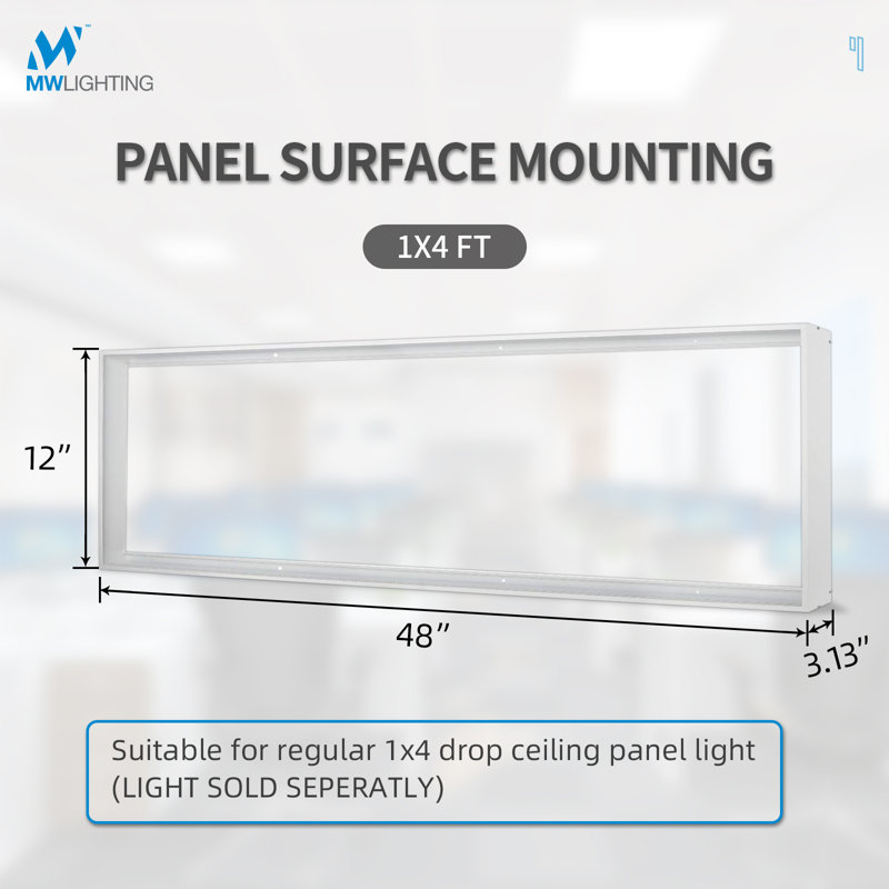 1' x 4' Fixture Component Light, 80mm thickness
