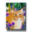 Toile épique Graffiti «Purple Pansies» par Thatgrubgirl, 40 po x 54 po-449060166
