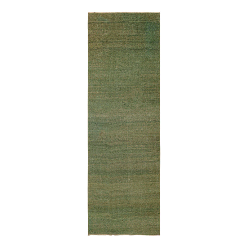 One-of-a-Kind 4'2" X 12'9" Hand Knotted Area Rug