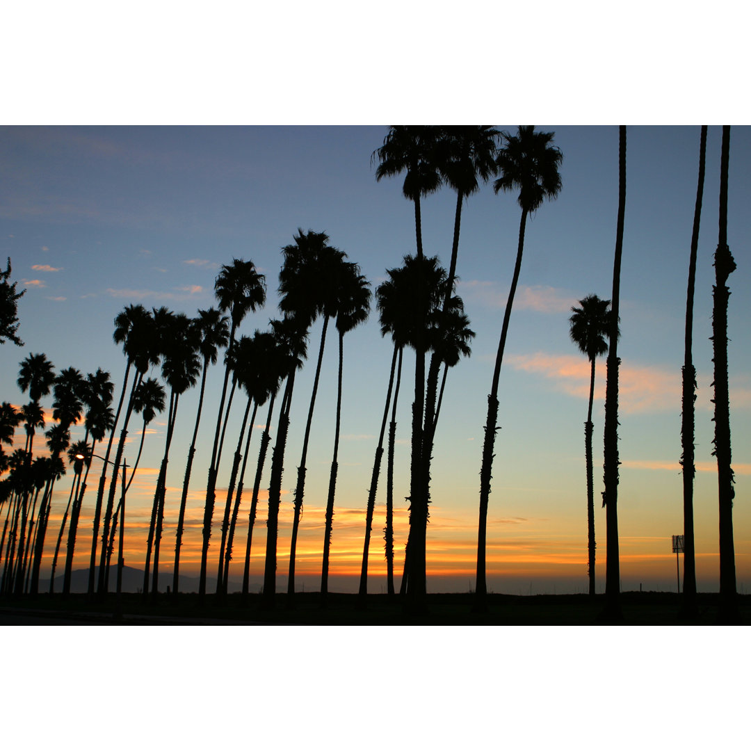 Sonnenaufgang am Stearns Wharf von Yenwen - Druck