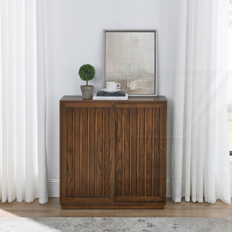 Buffet Mid-Century avec 2 portes coulissantes