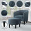 Aricely Upholstered Barrel Chair with Ottoman-1750862880