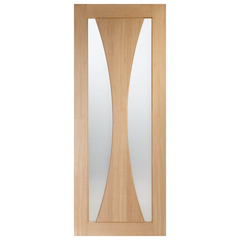 Internal Glazed Oak Verona, 1981mm H x 686mm W x 35mm D