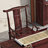 Chinese-style Carved Design 3-drawer Desk-304225525